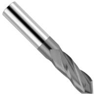 Solid Carbide Drill Mills, 4 Flute, TiAlN Coated