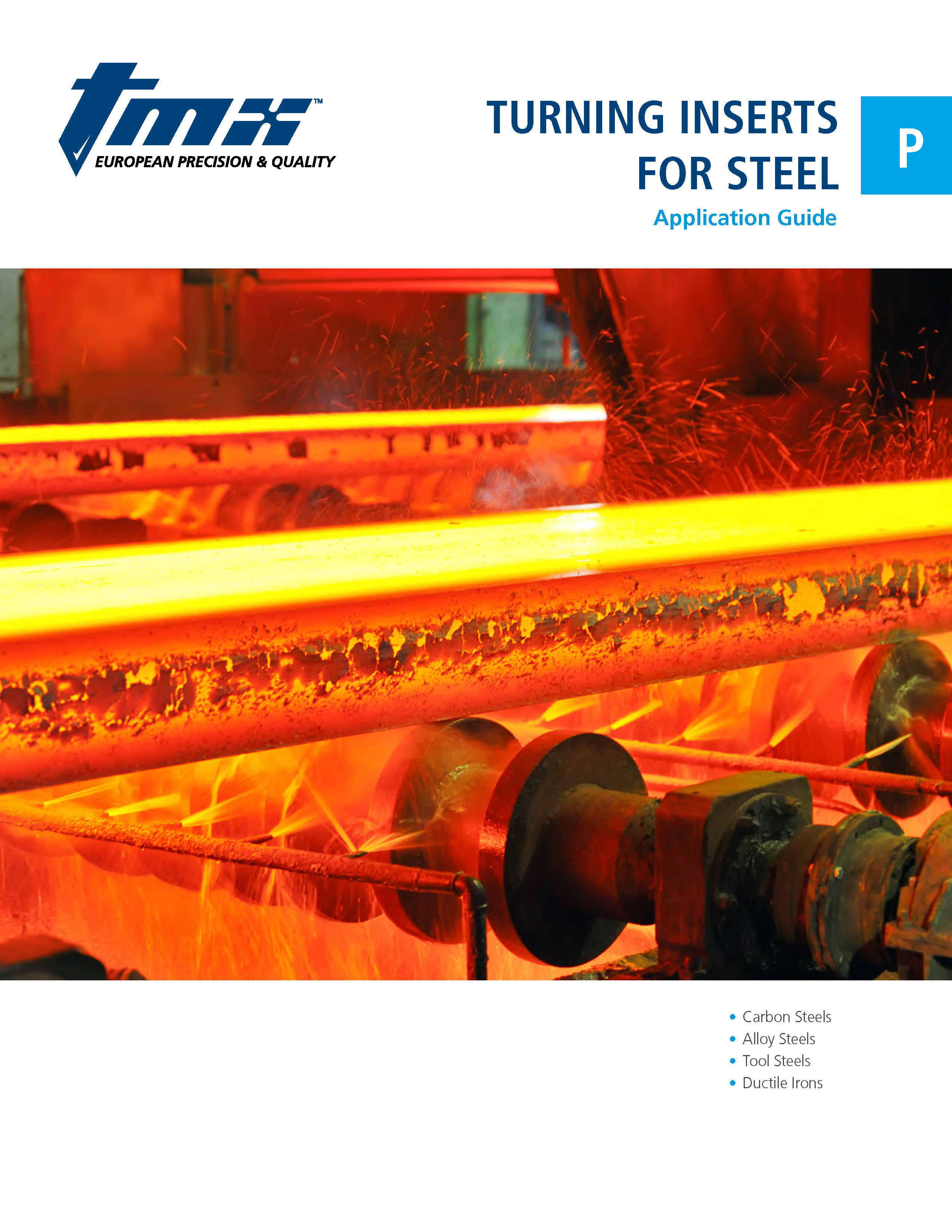 TMX Turning Inserts for Steel