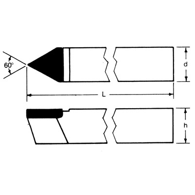 E-12 Carbide Tool Bit, C2